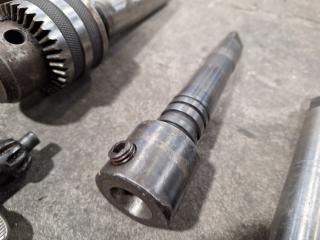 Assortment of Lathe and Drill Parts