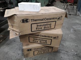 60x Thermal Ceramics Insulating Fire Bricks
