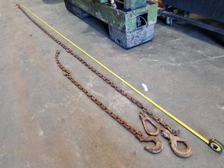 Assorted Lifting Chain, Hooks