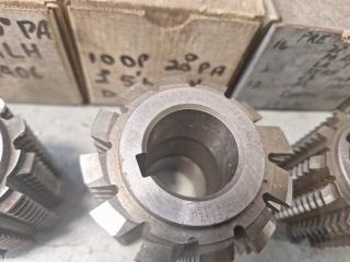 6 x Gear Hobber Cutters