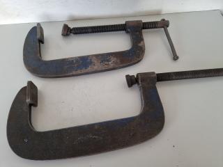 2 Large G Clamps