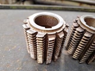 5 x Gear Hobber Cutters