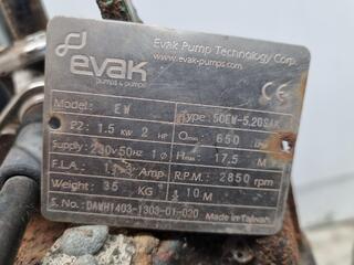 Evak Single Phase Sewage Pump 50EW