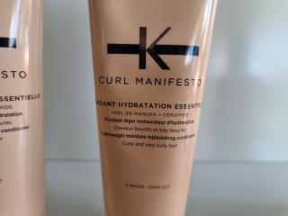 3 Kerastase Curl Manifesto Replenishing Conditioners 