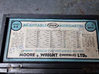 Moore and Wright Micrometre 