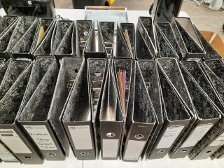 60+ Assorted Lever Arch File Binders