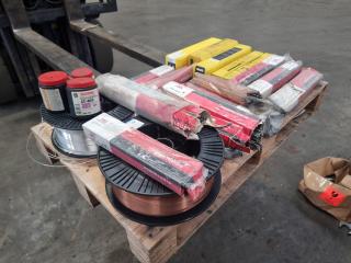 Large Assortment of Partial Welding Consumables