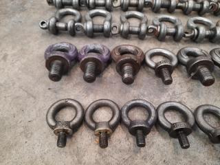 Assorted Lot of Screw Pin Anchor Rigging Shackles