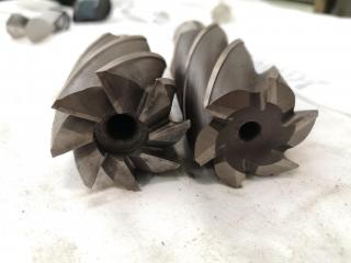 2x Face Milling Cutters, 2" & 50mm Sizes