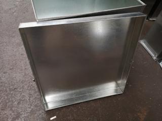 Custom Made Galvanised Steel Storage Trunk Case Box