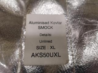 Aluminised Kevlar Smock, Size XL, for High Heat Work