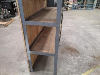 Heavy Steel Framed Workshop Storage Rack Shelf Unit