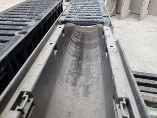 Assorted Outdoor Drainage Gutter Assemblies