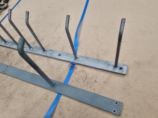 Heavy Duty Wall Mounted Hook Bars for Workshop or Garage