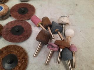 Assortment of Sanding / Grinding / Brushing Discs / Attachments