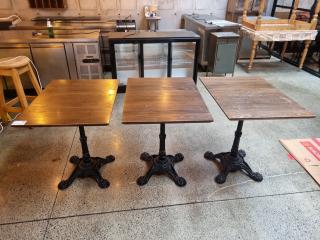 3 x Cafe Tables 