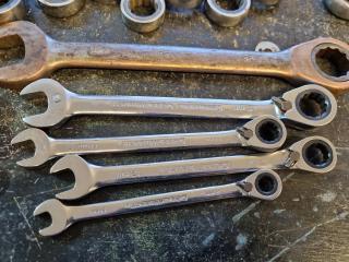 27x Assorted Ratchet Spanners