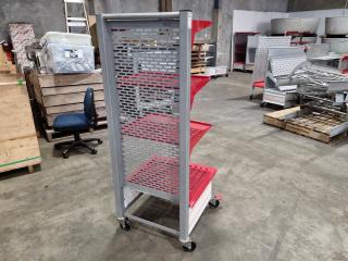 Mobile Adjustable Retail Shelving Unit