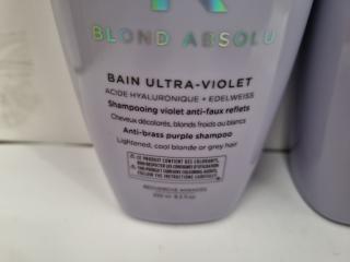 5x Kérastase Paris Blond Absolu Bain Ultra-violet Anti-brass Purple Shampoo