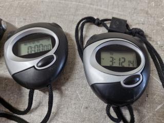 4x Fitness Stop Watch Timers