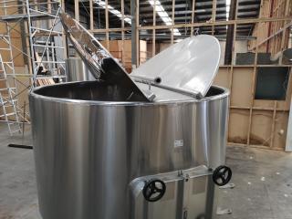 Stainless Steel Mash Tun, Double Walled