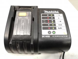 Makita 7.2V to 18V Battery Charger DC18SD