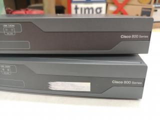 2x Cisco 861 Integrated Service Routers