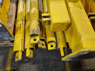 Pallet of Safety Barriers and Parts