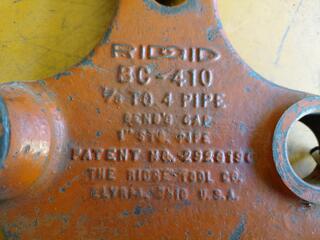 Ridgid BC-410 pipe chain vise