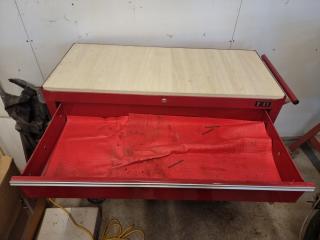 12 Drawer Superwide Tool Trolley with Ball Bearing Slides and Worktop.