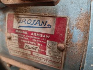 Vintage Trojan Radial Arm Saw