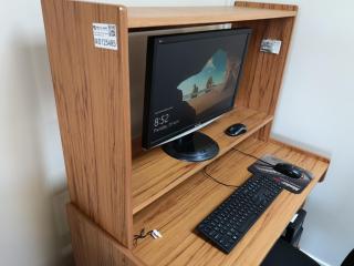 Mobile Office Computer Workstation Desk