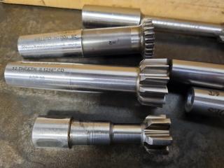 Assorted Precision Gear Cutting Splines & More