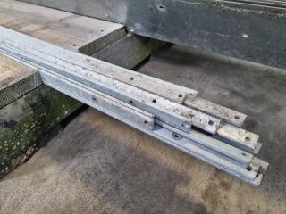 19x Galvanised Steel Bar Lengths