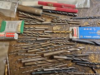 Large Lot of Drill Bits 