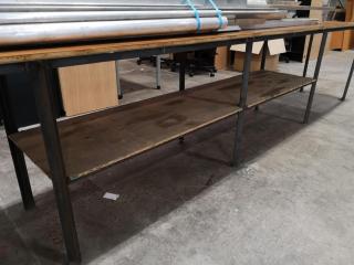 Workshop Work Bench Table, 7210mm Length