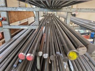 10 Lengths of Round Bar Steel 