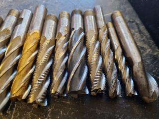 14x Assorted Milling Cutters