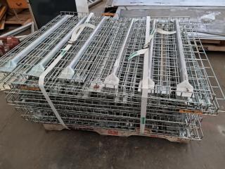 16x Pallet Racking Steel Wire Shelving Panels