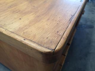 Vintage Wood Office Desk