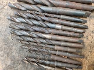 36x Assorted Imperial Size Morse Taper Drills