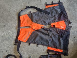 2 Sets of Husqvarna Chainsaw Chaps 