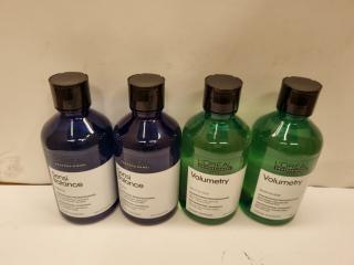 4x Loréal 'Professional Paris' Shampoos (Sorbitol, Salicylic Acid)