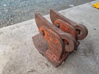 Pair of Wellculip 5 Ton Plate Lifting Clamps