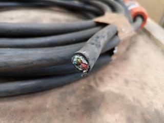 15-metre 3-Phase Electrical Power Lead Cable w/ 32A Plug
