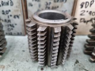 4 x Gear Hobber Cutters