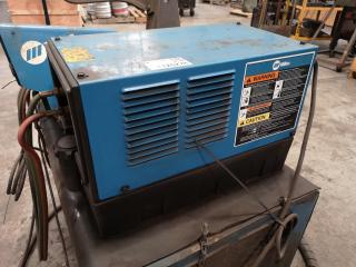 Miller DeltaWeld 650 CY50 Welder w/ Cooler & Wire Feeder, Faulty