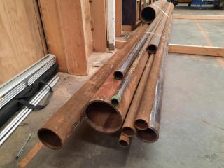 Bundle of Boiler/Steam Pipes (Assorted Sizes)