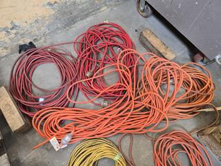 Large Bin of Extension Cords