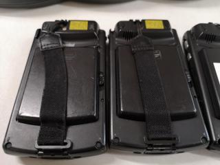 4x Symbol MC50 Mobile Handheld Computers w/ Charging Cradle